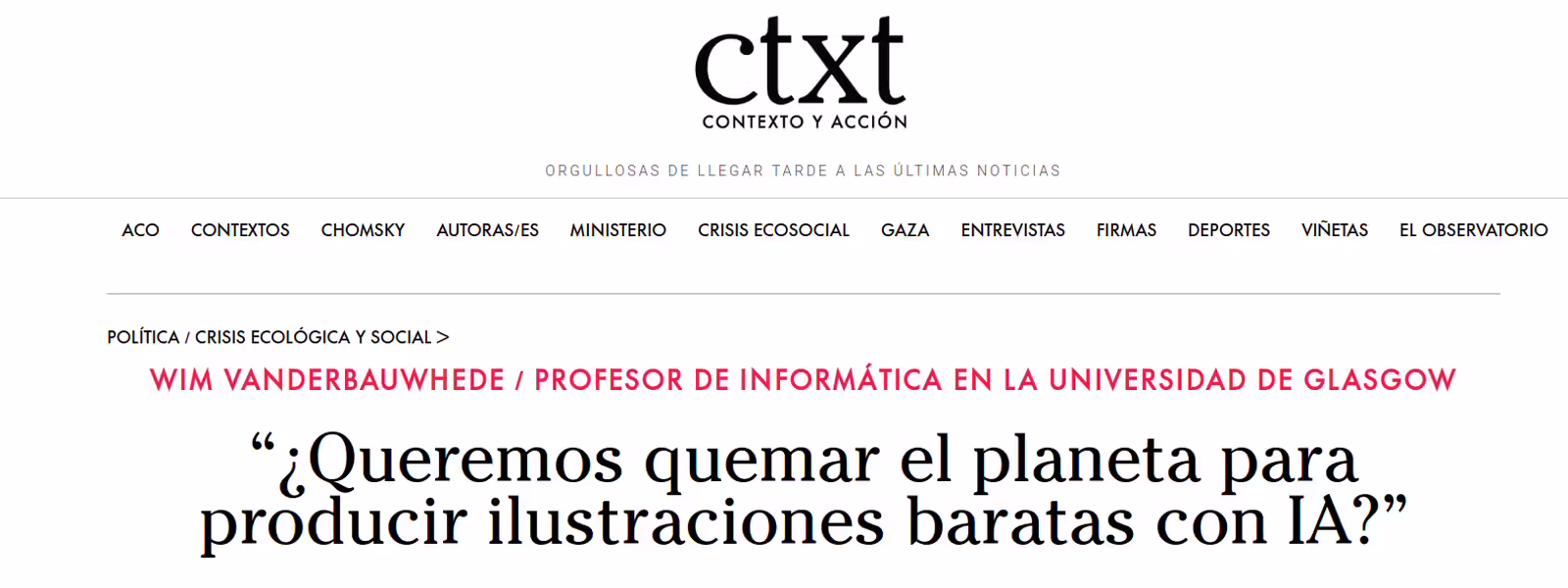 Interview on generative AI